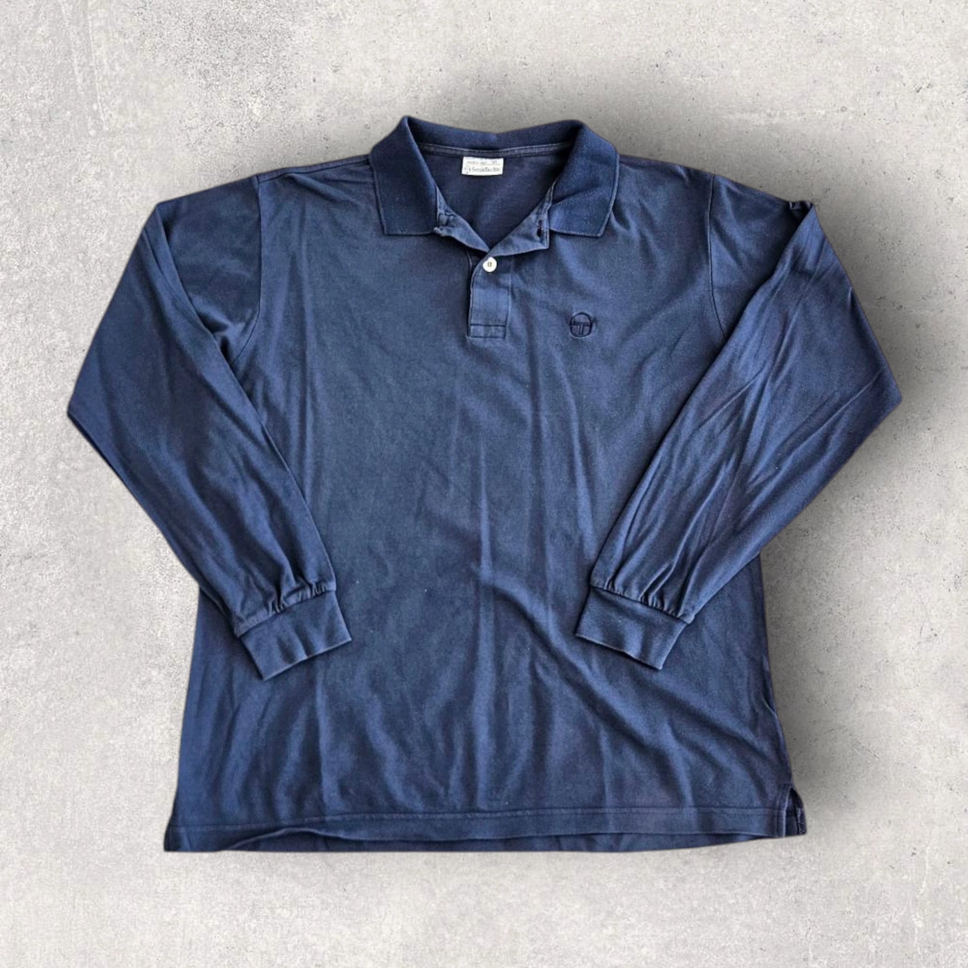 Vintage Sergio Tachinni Polo - L, פולו וינטג' סרג'יו טאכיני מידה