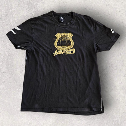 Adidad Black Logo Tshirt - XL חולצת טי שחורה אדידס יד שנייה וינטג'