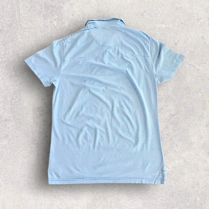 Vintage Umbro Stripes Polo - L חולצת פולו וינטג' של אמברו עם פסים, מידה L