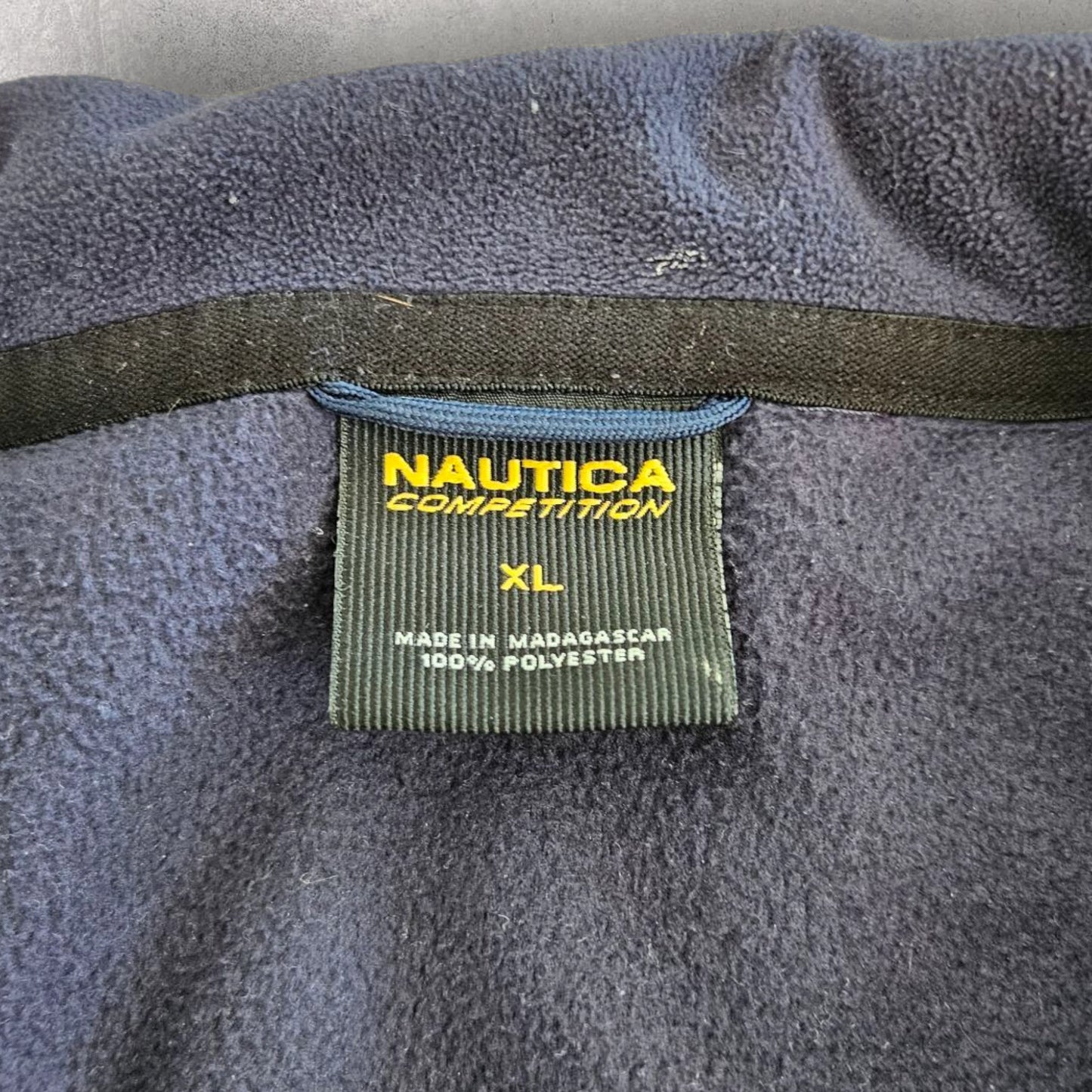 Vintage Nautica Fleece 1/4 Zip - XL פליס וינטג' של נוטיקה עם רבע רוכסן, מידה XL