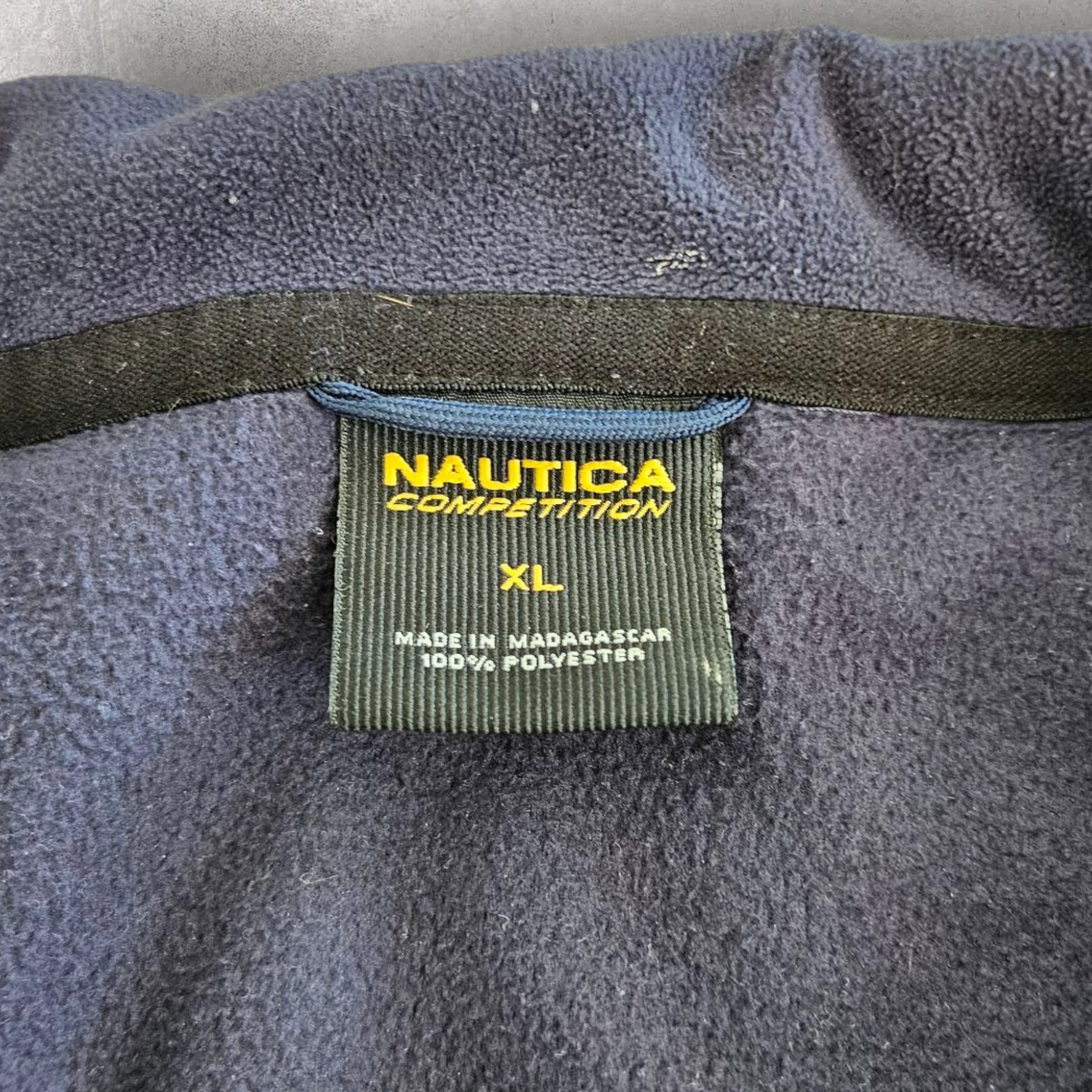 Vintage Nautica Fleece 1/4 Zip - XL פליס וינטג' של נוטיקה עם רבע רוכסן, מידה XL