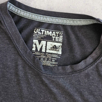 Adidas sports Black Logo Tshirt - M - חולצה שחורה ממותגת