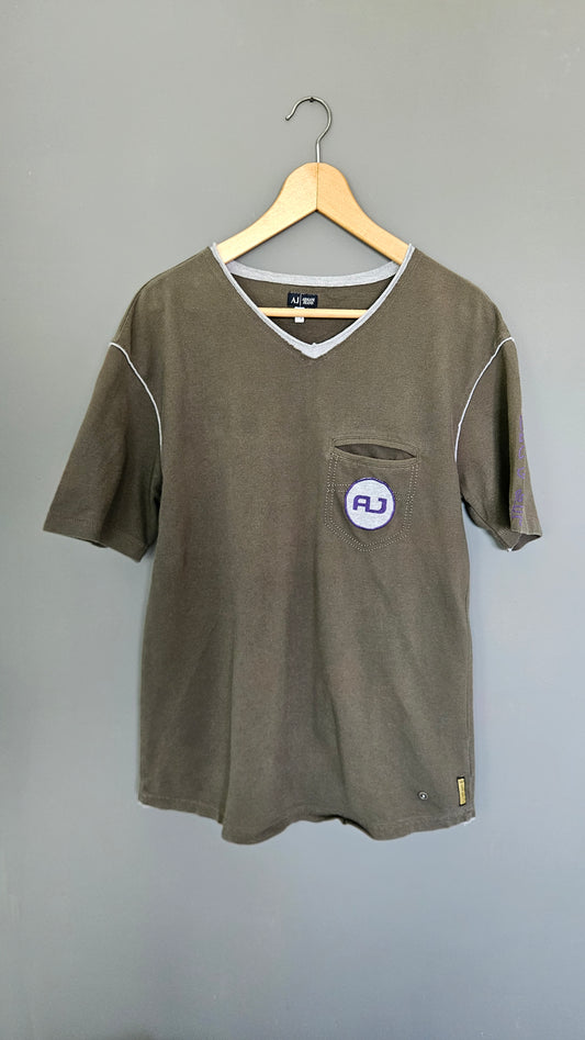 Arnani Jeans Pocket Tshirt - L חולצת טי ארמני ג'ינס עם כיס וינטג'