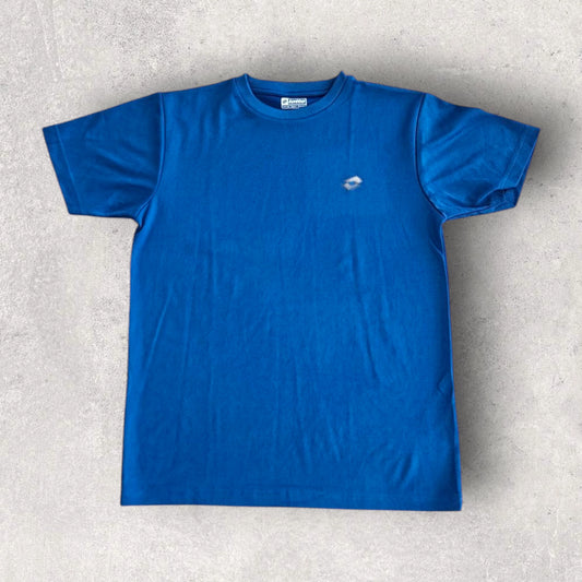 Lotto Blue Dri-Fit Tshirt - M חולצת דריי-פיט לוטו כחולה יד שנייה וינטג'