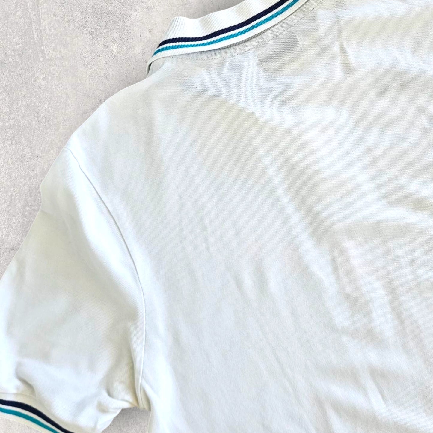 Kappa White Polo Tee - L, חולצת פולו לבנה קאפה