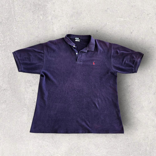 Polo Ralph Lauren Navy Polo Tee - XL, חולצת פולו כחולה ראלף לורן,