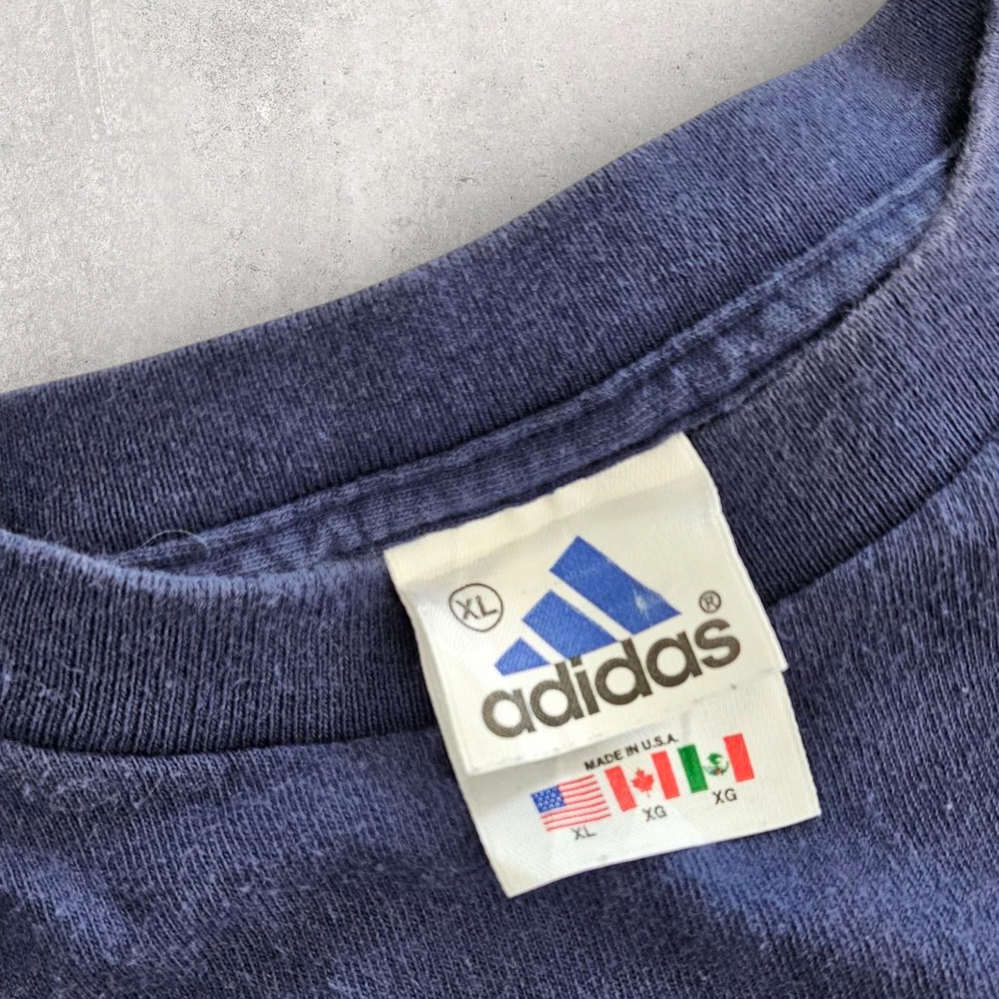 Vintage Adidas Logo Tshirt XXL - חולצת אדידס וינטג'