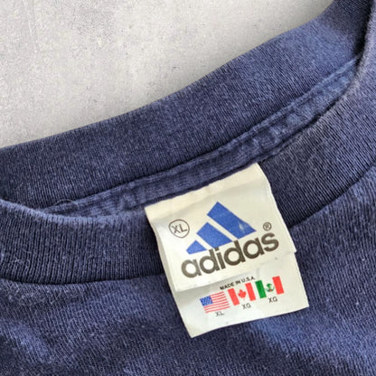 Vintage Adidas Logo Tshirt XXL - חולצת אדידס וינטג'