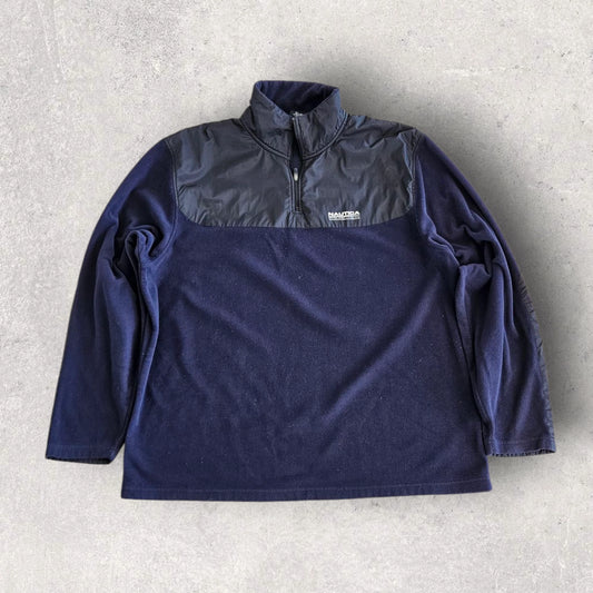 Vintage Nautica Fleece 1/4 Zip - XL פליס וינטג' של נוטיקה עם רבע רוכסן, מידה XL