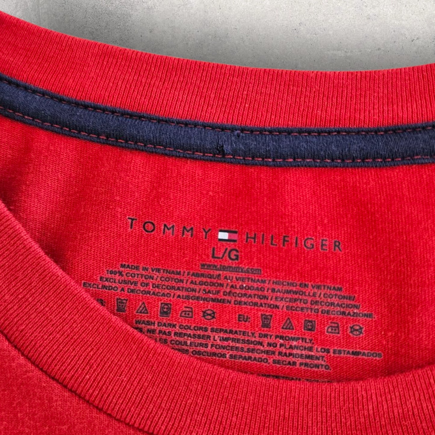 Tommy Hilfiger Business Tshirt L - חולצת ביזנס טומי הילפיגר
