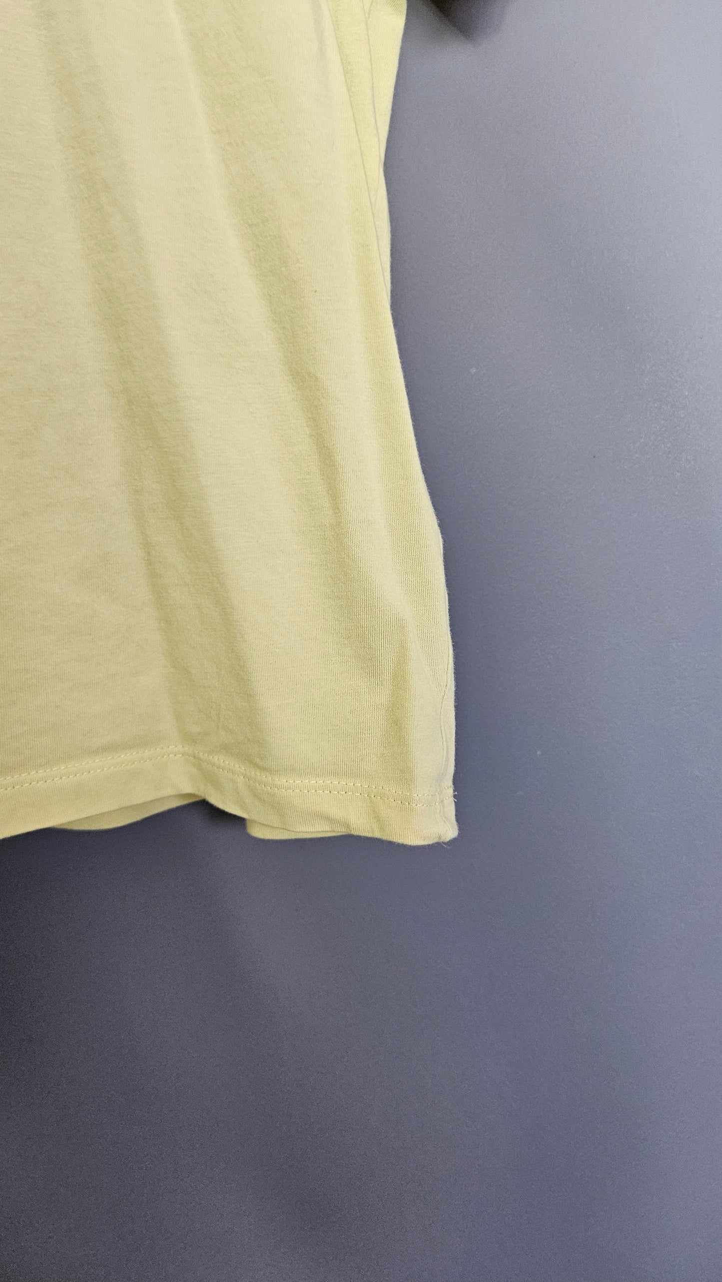 Womans Fila Green Logo Tshirt - L חולצת טי פילה ירוקה לנשים וינטג'