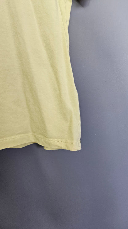 Womans Fila Green Logo Tshirt - L חולצת טי פילה ירוקה לנשים וינטג'